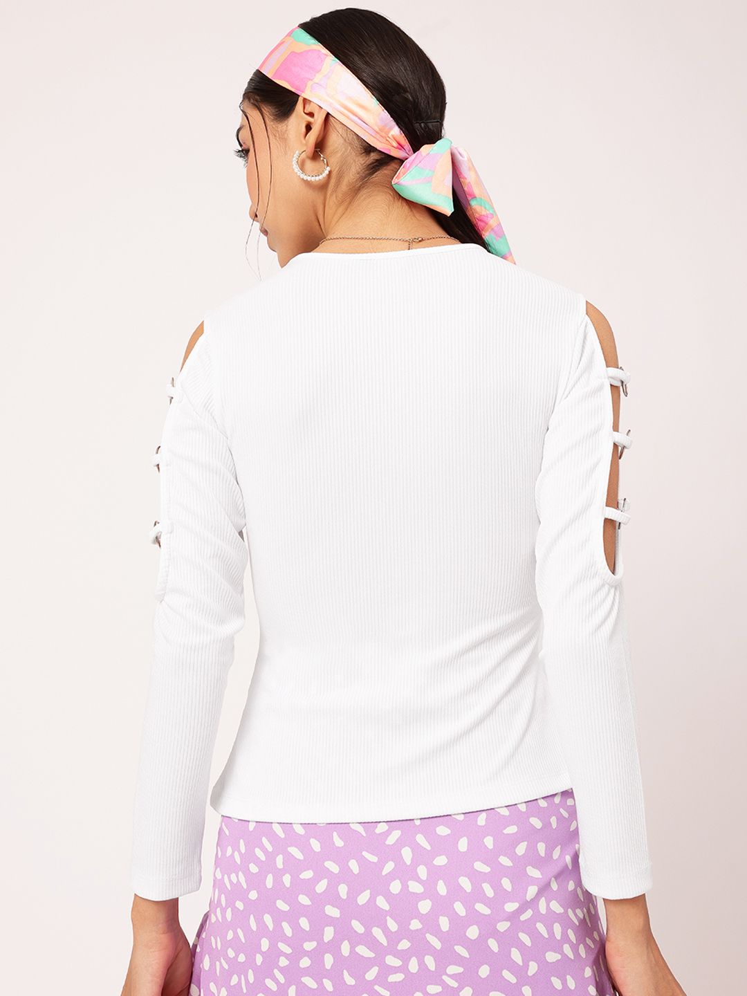 DressBerry Sweet Sixteen Cut-Out Ribbed Top