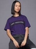 HRX by Hrithik Roshan Typography Printed Drop-Shoulder Sleeves T-Shirt