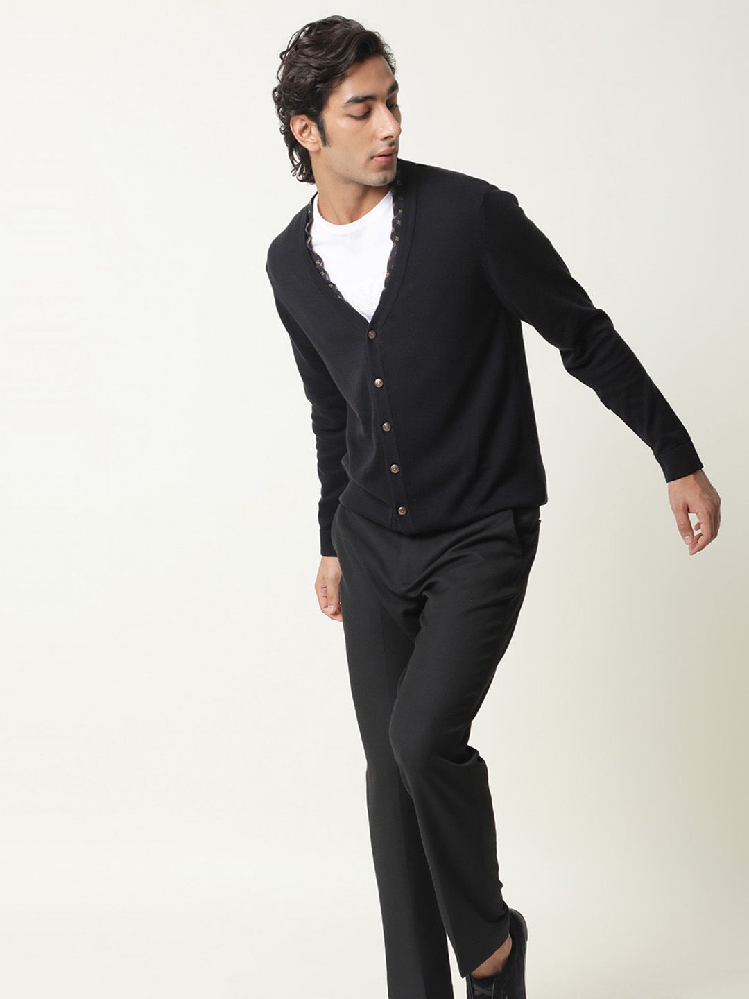 RARE RABBIT Men Richer Slim Fit Sweater