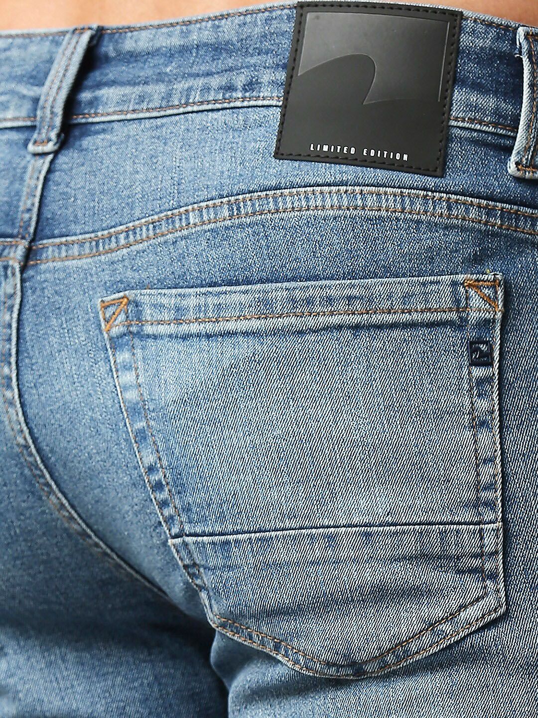 SPYKAR Men Cotton Bootcut Low-Rise Mildly Distressed Heavy Fade Stretchable Jeans