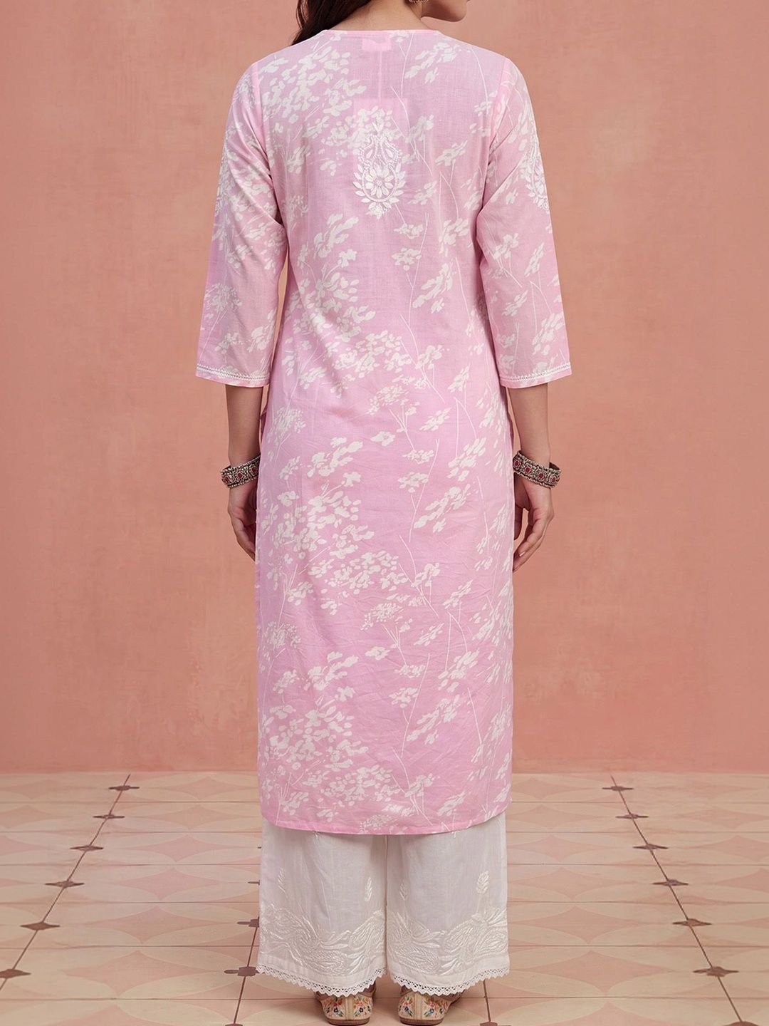 House of Chikankari Women Ethnic Motifs Embroidered Chikankari Kurta