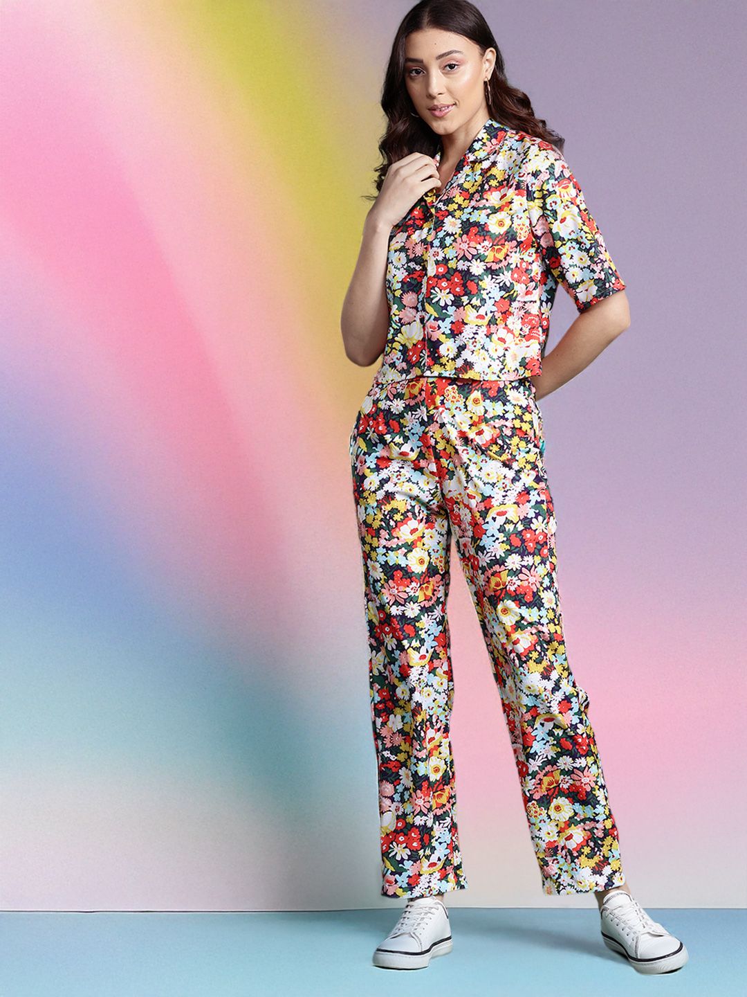 DressBerry Printed Co-Ords with Top