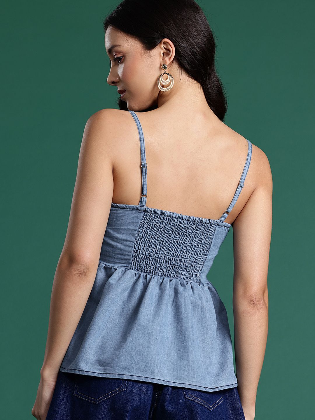 DressBerry Chambray A-Line Shirt