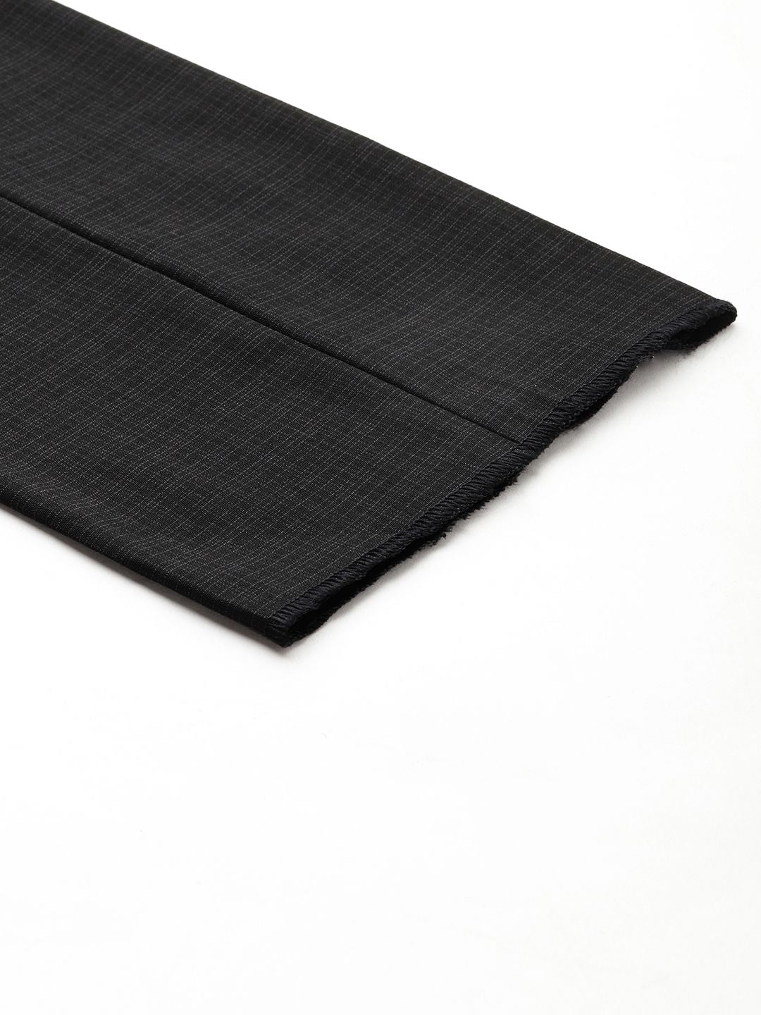 Raymond Men Checked Slim Fit Formal Trousers