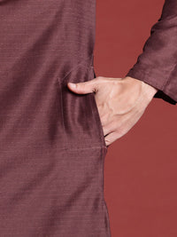 Anouk Woven Design Regular Kurta With Pyjamas