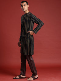 Anouk Men Pure Cotton Geometric Printed Kurta