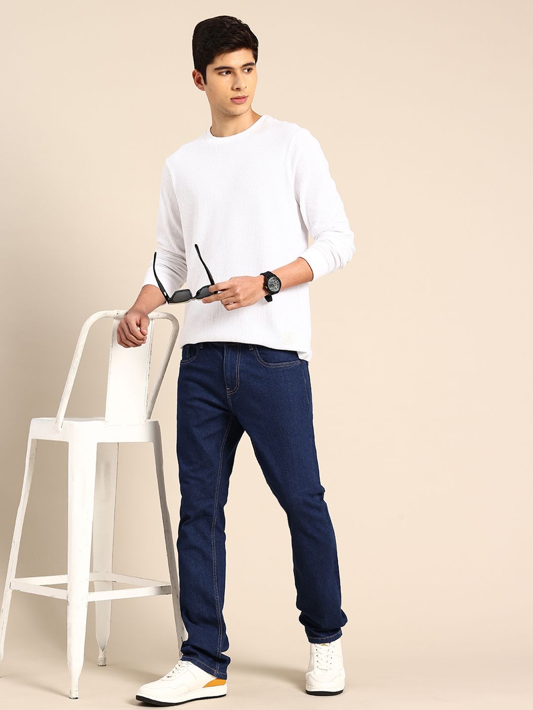 Being Human Men Straight Fit Stretchable Jeans