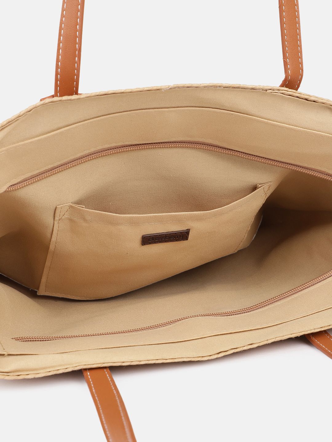 DressBerry Textured Structured Shoulder Bag