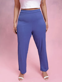 DressBerry Women Plus Size Rib Knit Trousers