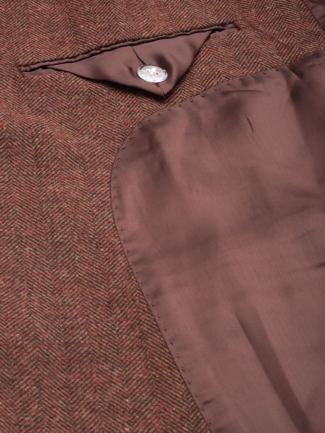 Mr.Bowerbird Self Design Tailored Fit Casual Blazer