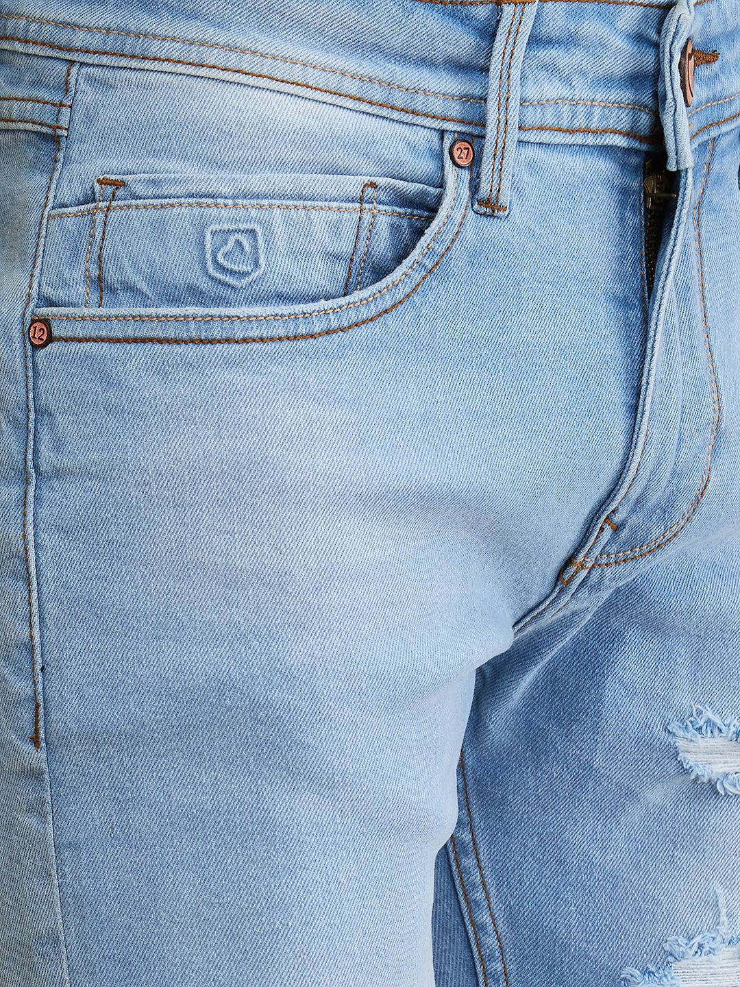 Being Human Men Highly Distressed Heavy Fade Jeans