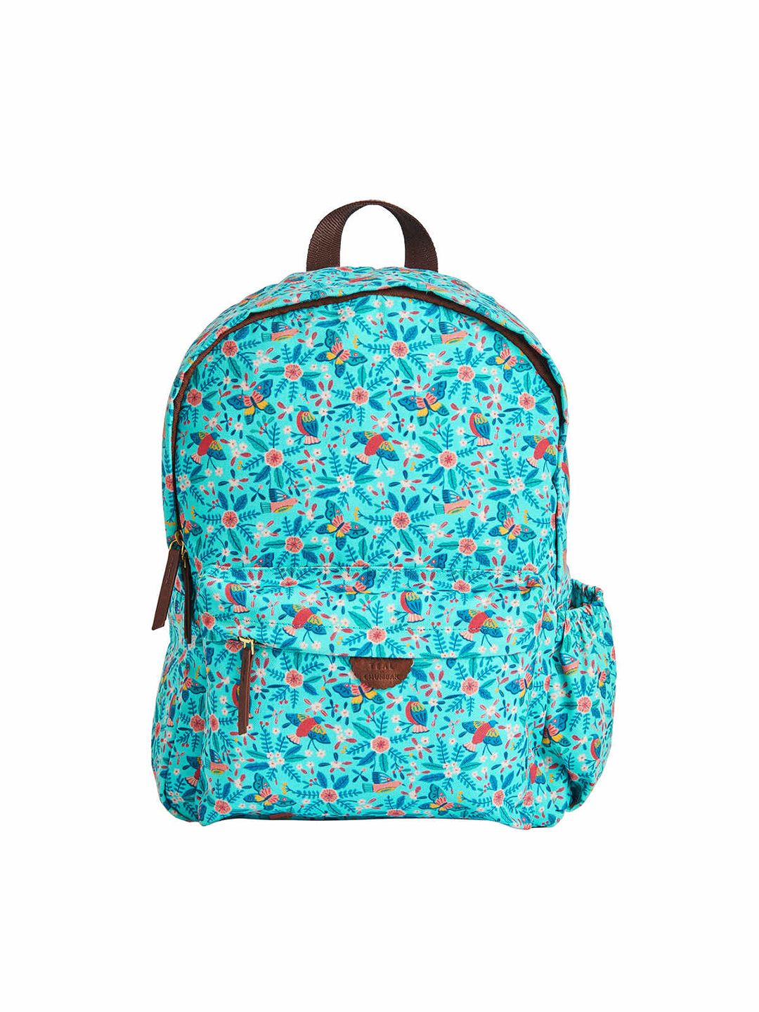 TEAL BY CHUMBAK Women Floral Printed Backpack