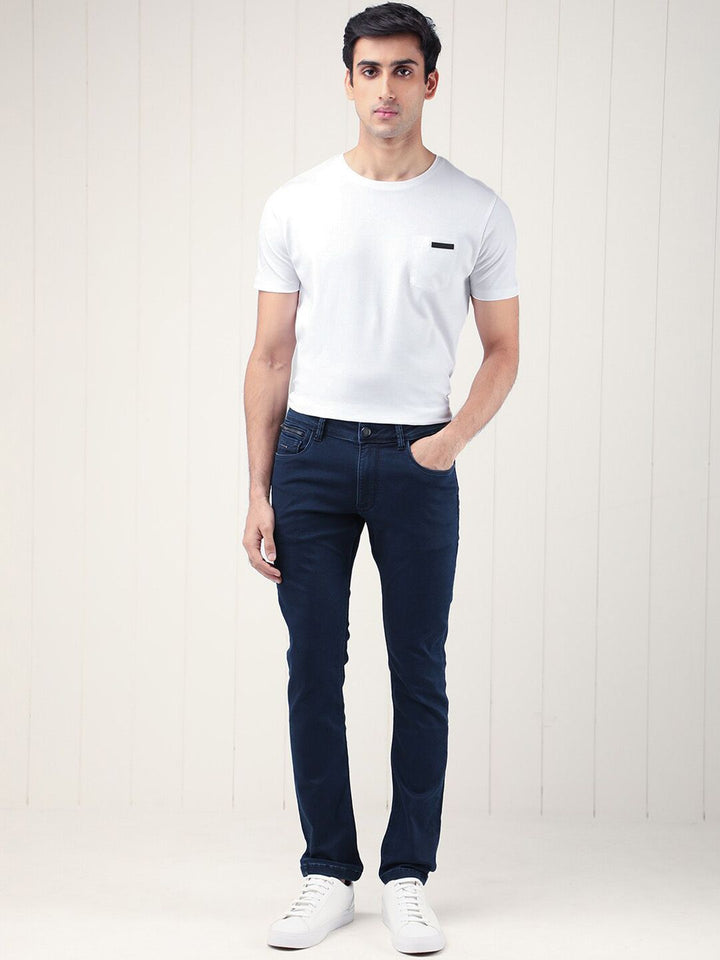 RARE RABBIT Men Radley Regular Fit Stretchable Cotton Jeans