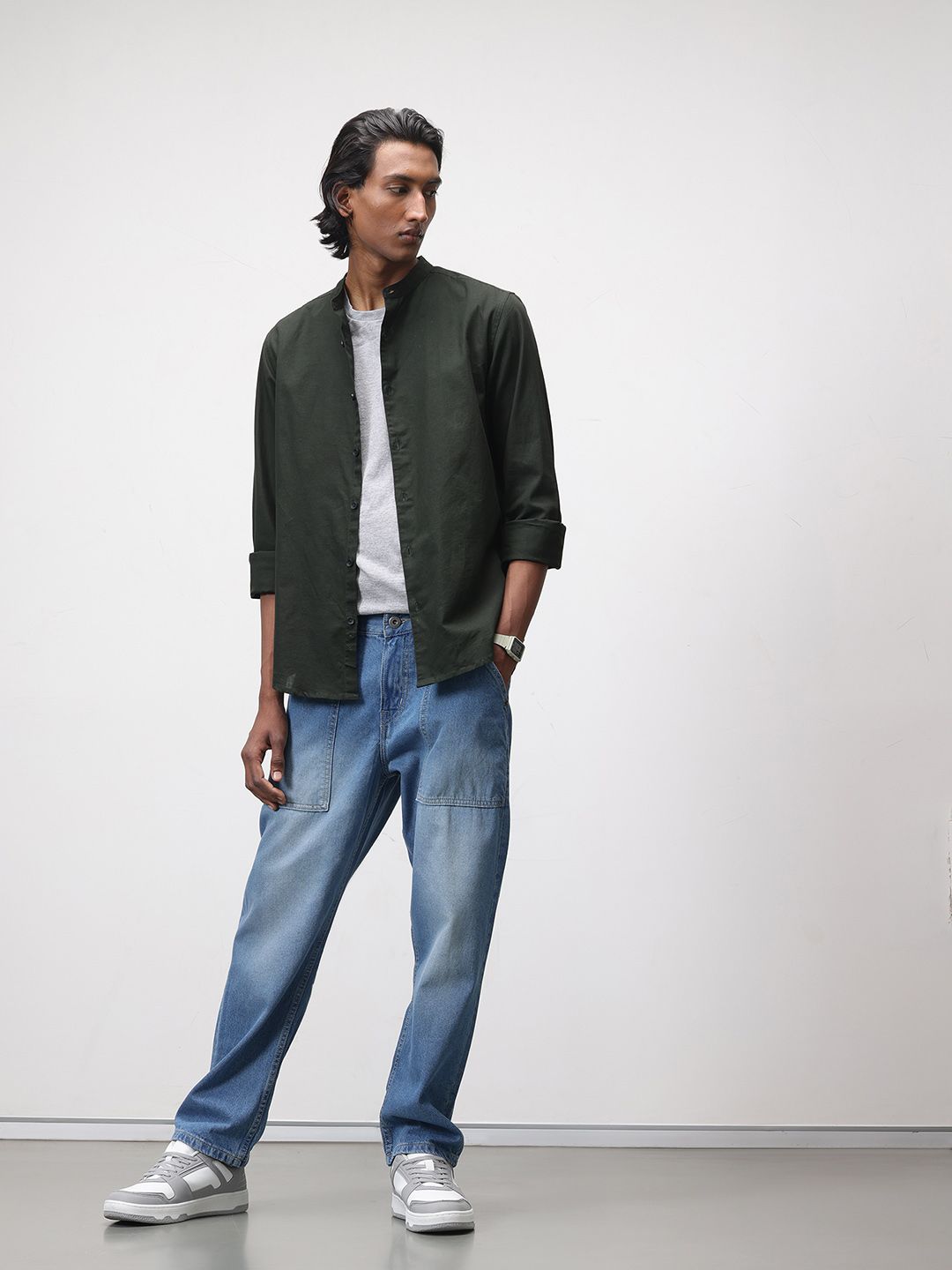 ether Pure Cotton Casual Shirt