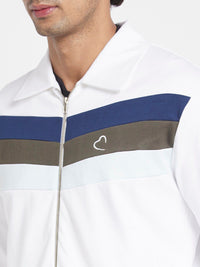 Being Human Spread Collar Front Open Sweatshirt