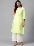 W Women Straight Cotton Kurta