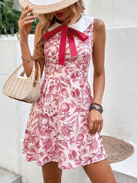 DressBerry Print Fit & Flare Dress