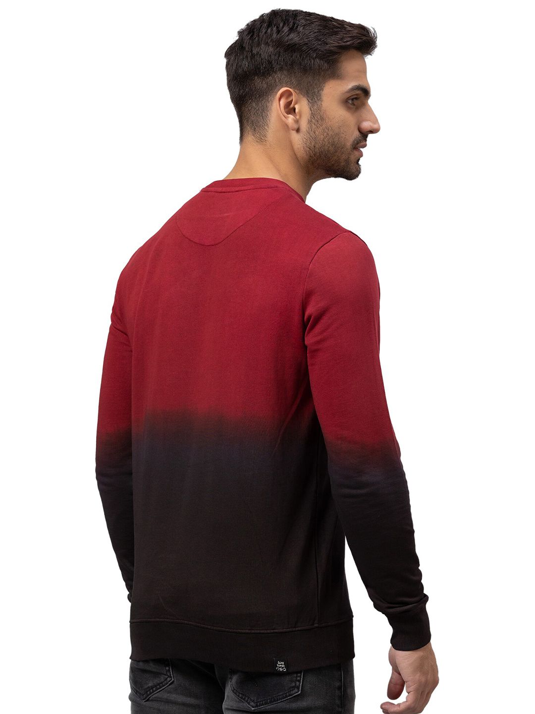 Being Human Men Red Printed Sweatshirt