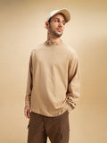 Bewakoof Cotton Solid Oversized T-shirt
