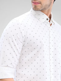 SPYKAR Men Slim Fit Opaque Printed Casual Shirt