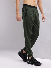 HRX by Hrithik Roshan Men Contrast Waistband Rapid-Dry Running Joggers