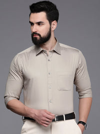 Raymond Solid Slim Fit Pure Cotton Formal Shirt