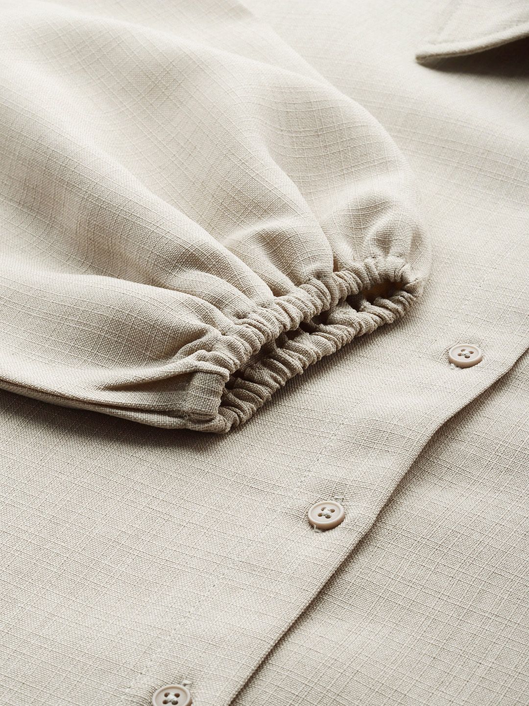 DressBerry Drop Shoulder Sleeve Pure Cotton Shirt