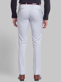 Park Avenue Men Checked Formal Trousers