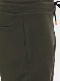 SPYKAR Men Typography Printed Mid Rise Cotton Sports Shorts