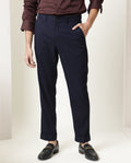 RARE RABBIT Men Glade Mid Rise Slim Fit Formal Trouser