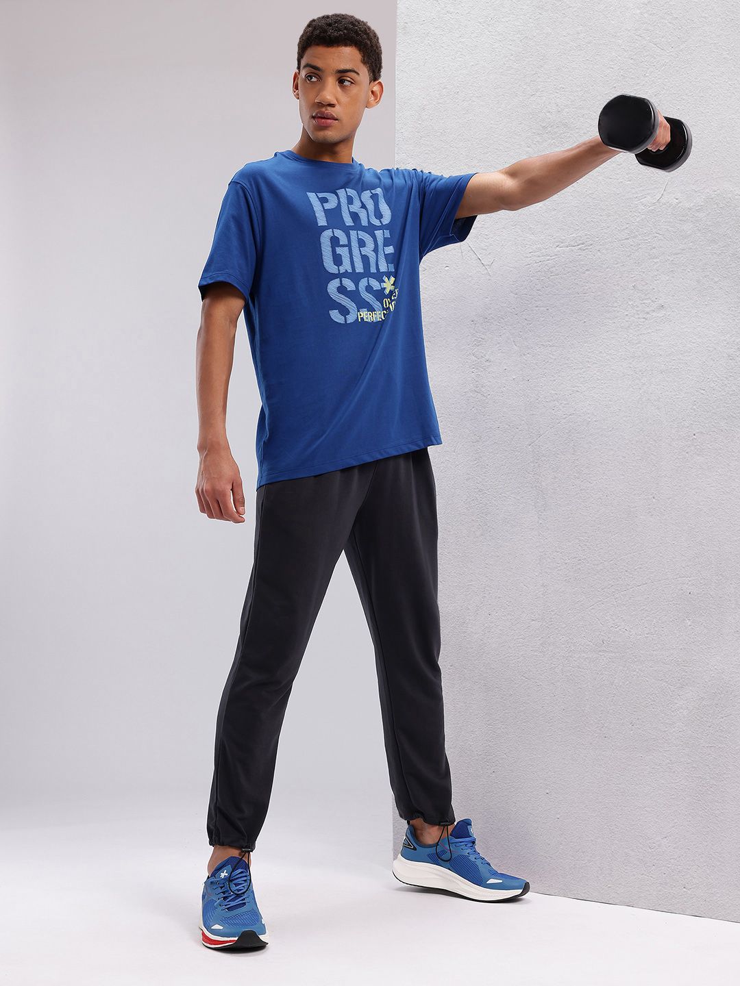 HRX by Hrithik Roshan Typography Print Training T-shirt