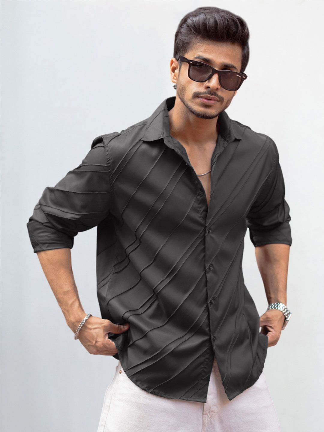 Powerlook Men Opaque Casual Shirt