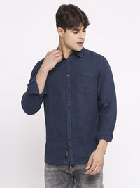 Being Human Pure Linen Slim Fit Casual Shirt