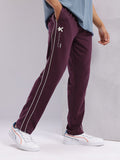 HRX by Hrithik Roshan Men Contrast Piping Mid-Rise Lifestyle Track Pants