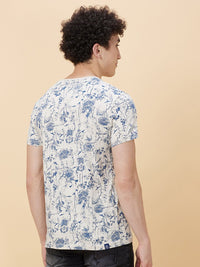 Being Human Floral Printed Round neck Casual T-shirt