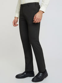 Raymond Men Checked Slim Fit Formal Trousers