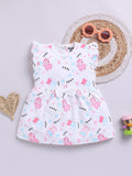 Happy Faces Infant Girls Peppa Pig Printed Pure Cotton A-Line Dress