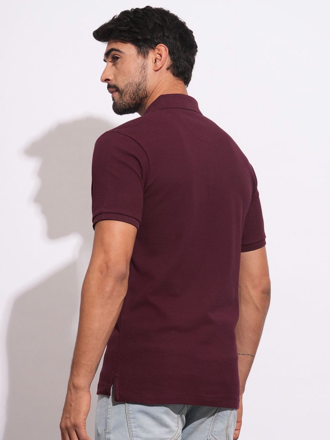 Being Human Men Polo Collar T-shirt