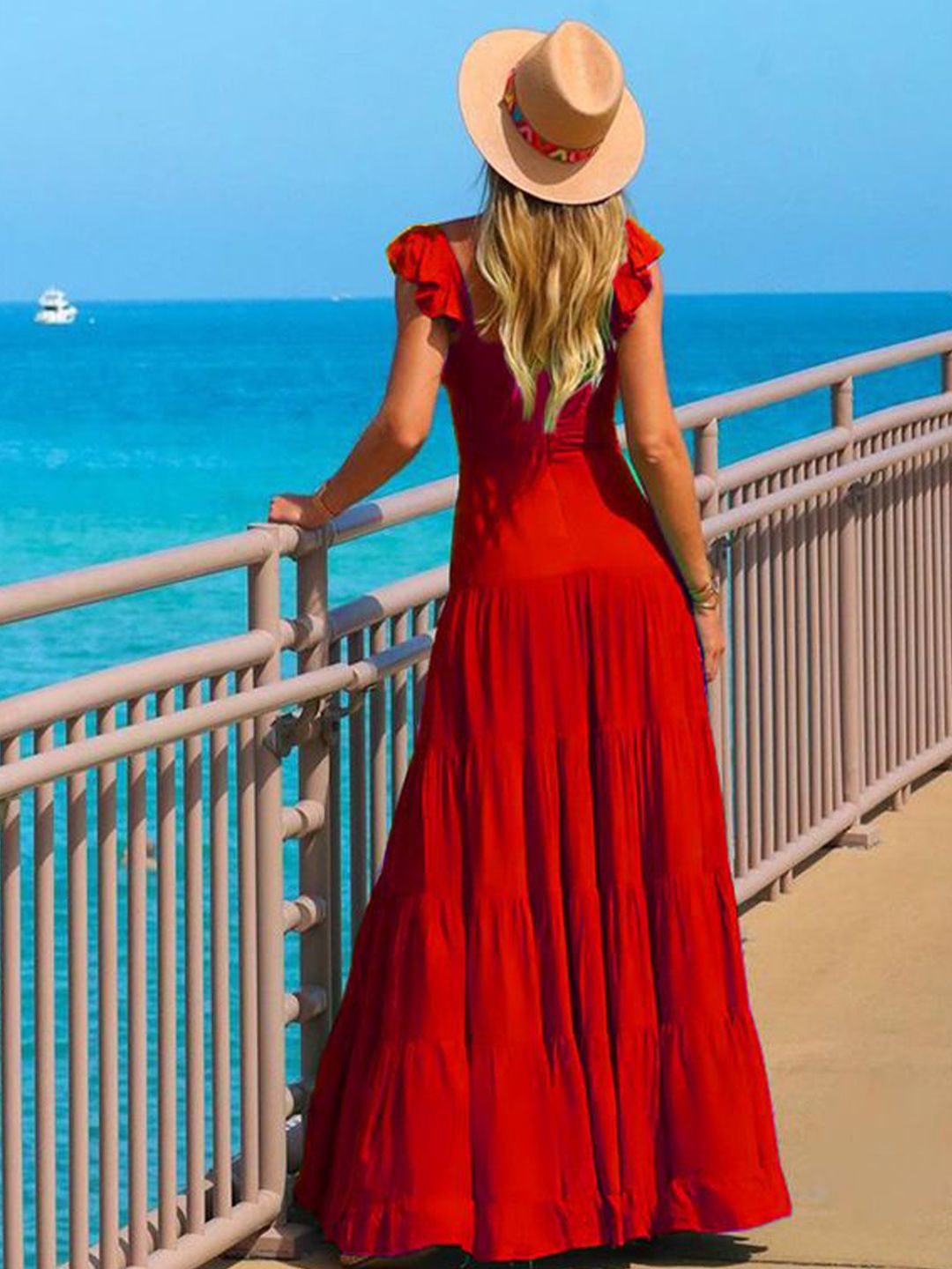 all about you V-Neck Maxi Dress