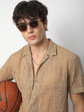 VASTRADO Men Classic Opaque Pure Cotton Casual Shirt