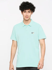 SPYKAR Polo Collar Slim Fit Cotton T-shirt