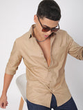 VASTRADO Men Classic Slim Fit Opaque Casual Shirt