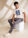 Being Human Pure Cotton Typography Printed Applique T-shirt
