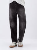 Urbano Fashion Baggy Fit Cut and Sew Panelled Jeans