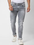 SPYKAR Men Skinny Fit Low-Rise Heavy Fade Cotton Jeans