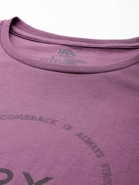HRX by Hrithik Roshan Brand Logo Printed Rapid-Dry Training T-shirt