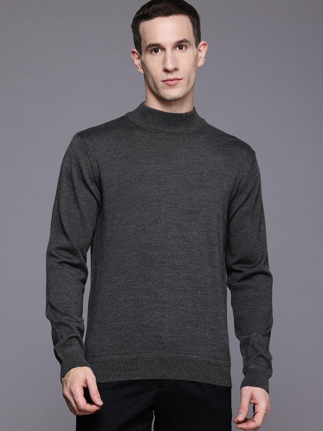 Raymond High Crew Neck Pullover Sweaters