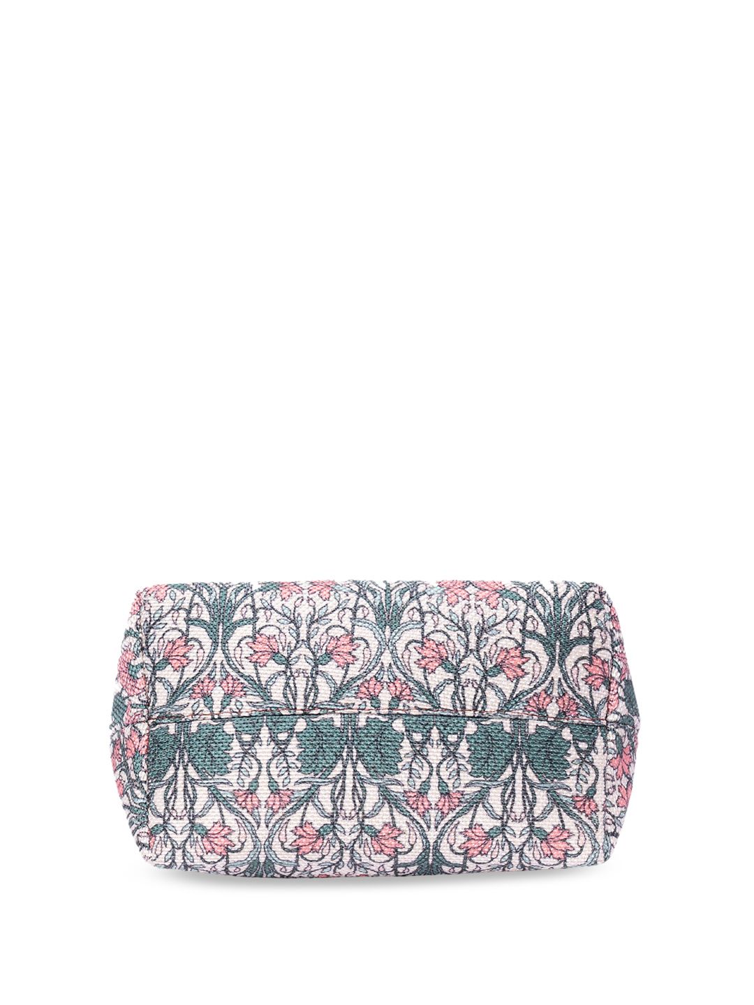 ZOUK Floral Printed Structured Vegan Leather Sling Bag