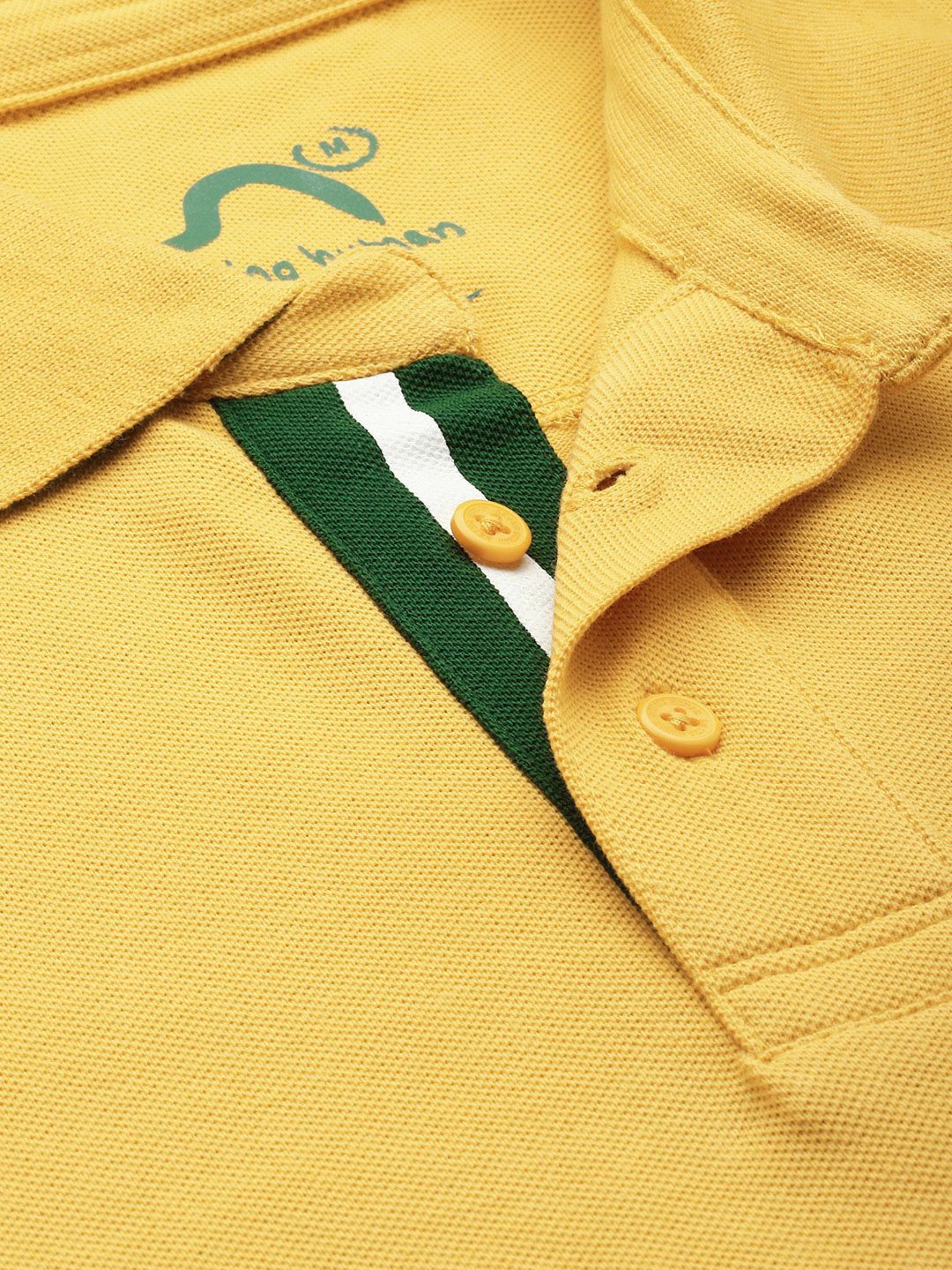 Being Human Polo Collar Pure Cotton T-shirt