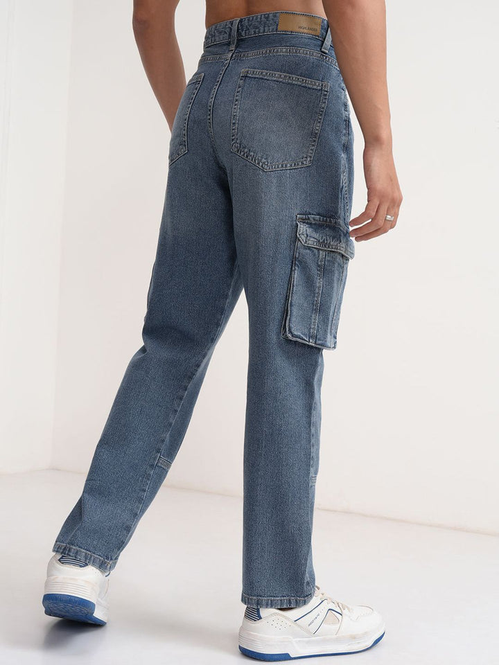 HIGHLANDER Men Cotton Straight Fit Stretchable Jeans